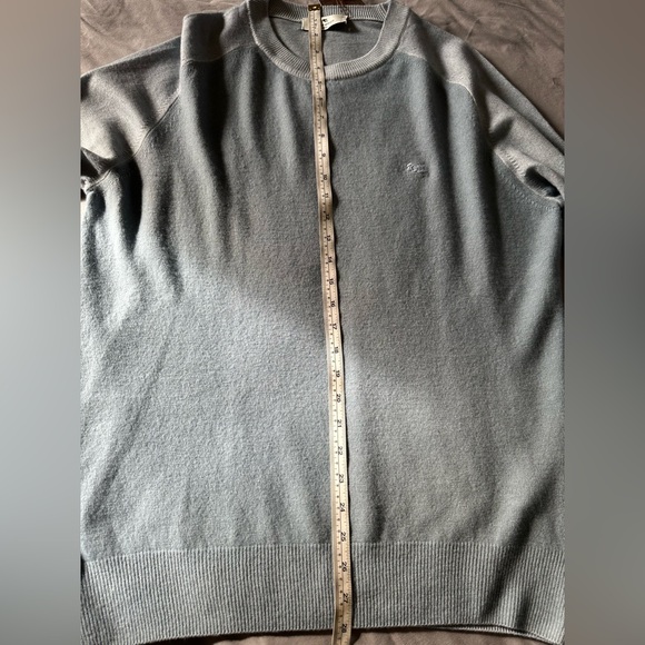 NWT $670 Etro Sweater virgin Wool Light Blue Multi Color Pegasus Logo Large L - Picture 15 of 16